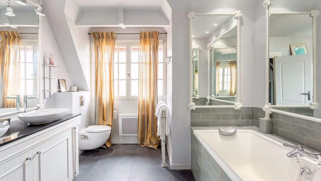 La salle de bains privative